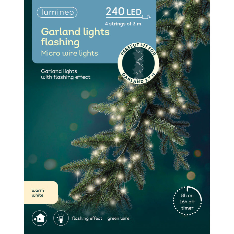 Micro Wire Warm White Led Garland Lights