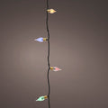 180 Indoor vintage LED string lights - multi coloured