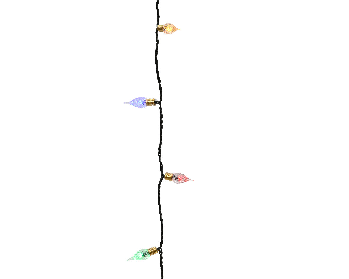 120 Indoor Vintage Led String Lights - Multi Coloured