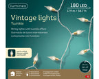 180 Indoor vintage LED string lights - Warm white