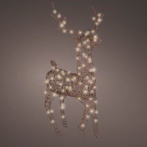 LED wicker reindeer (147cmH)