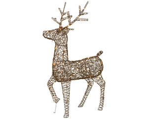 LED wicker reindeer (147cmH)