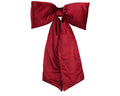 Oxblood red velvet Christmas bow, 115cm
