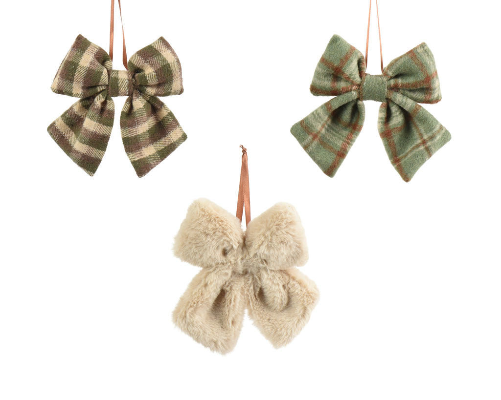 Small tartan bows