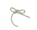 Diamante bow clip