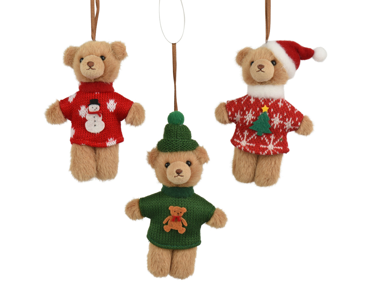 Teddy bear hanging decoration