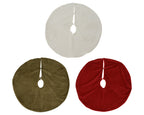 Faux fur tree skirt