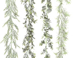 Slim green garland