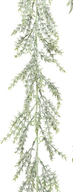 Slim green garland