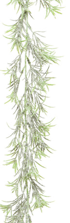 Slim green garland