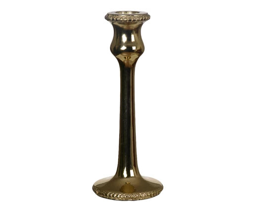 Traditional gold candle holder -small
