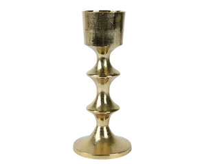 Gold Candle Holder (30.5cmH)