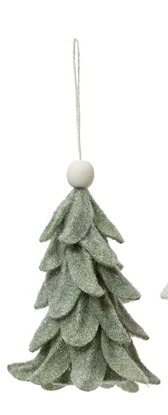 Hanging Felt Tree with Wooden Bead 3 colours