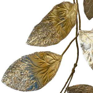 Gold leaf garland
