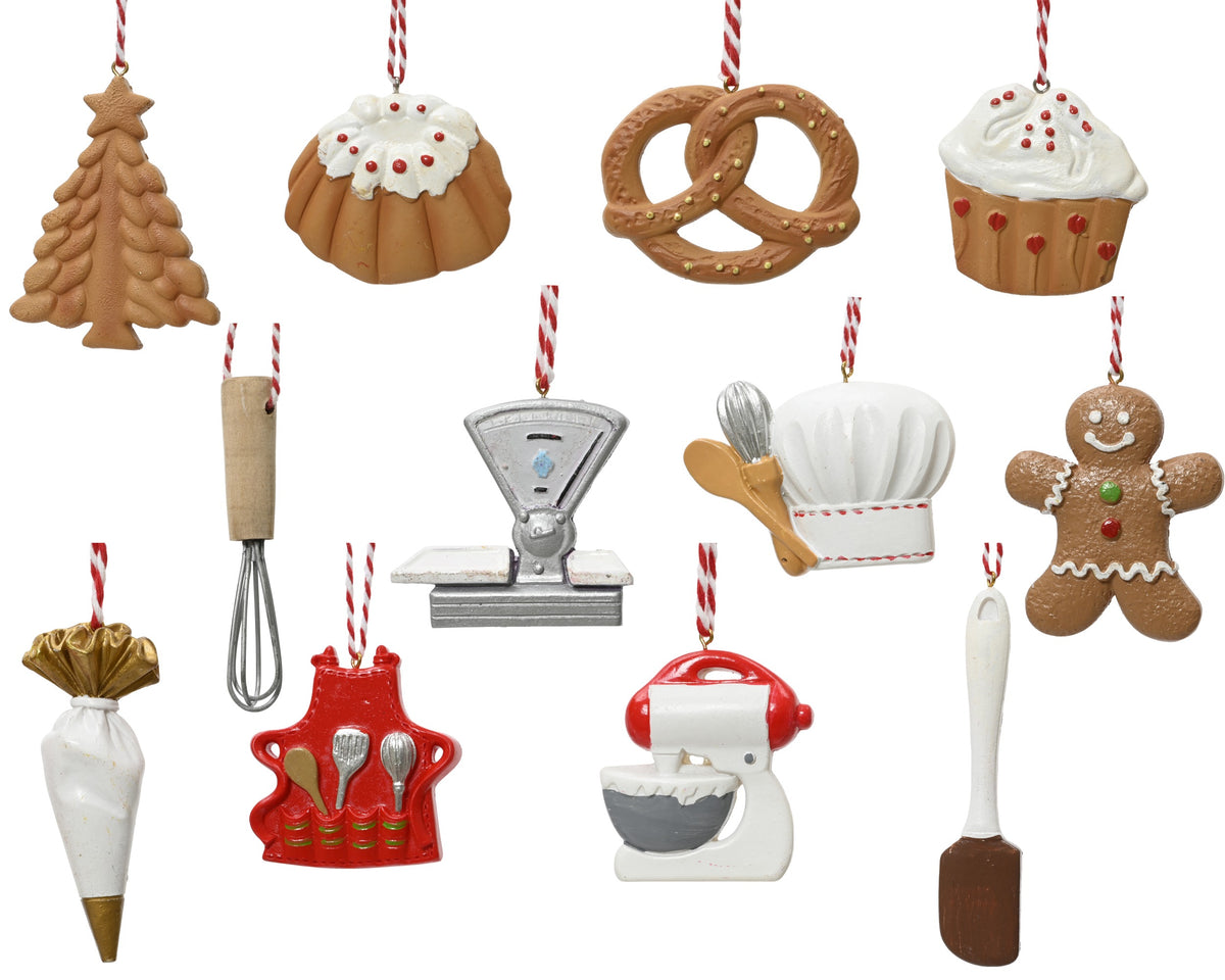 Baking hanging decorations