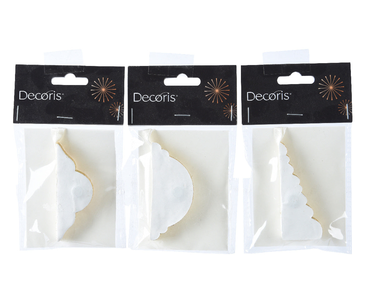 Paper eco-friendly large hanging dec in winter white