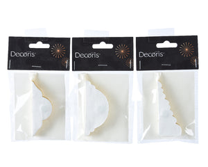 Paper eco-friendly large hanging dec in winter white