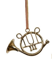Hanging Musical Brass Instruments
