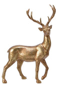 Gold standing stag ornament