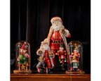 Vintage Santa ornament with teddybear