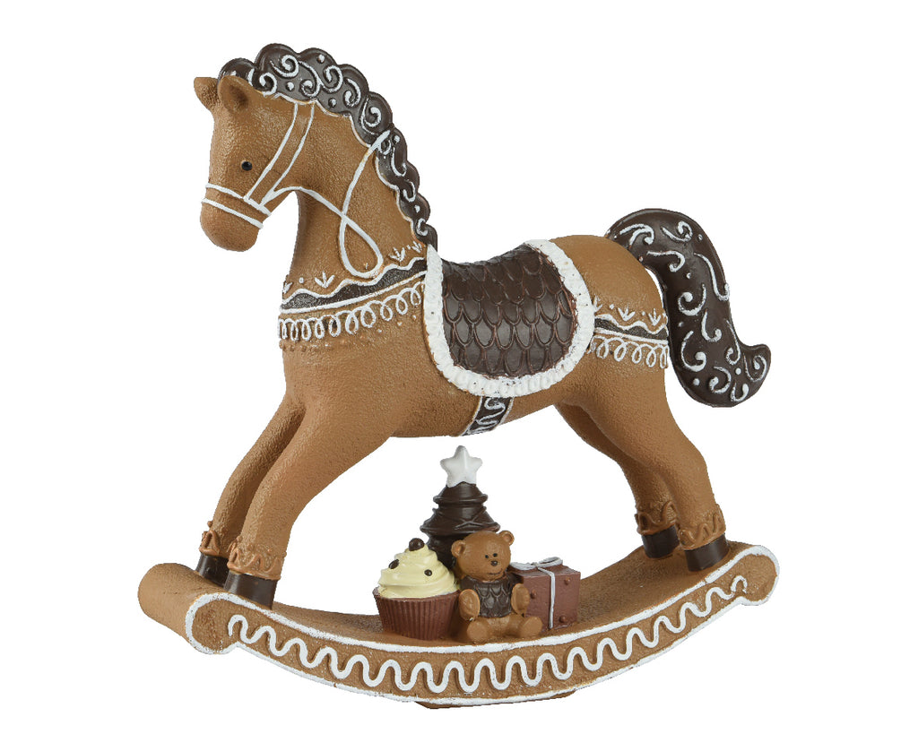 Gingerbread rocking horse