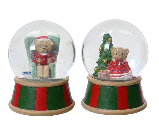 Snowglobe with teddy bear