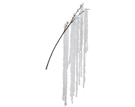 White Hanging Spray on Stem