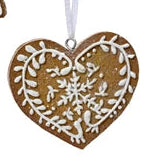 Biscuit snowflake cookies