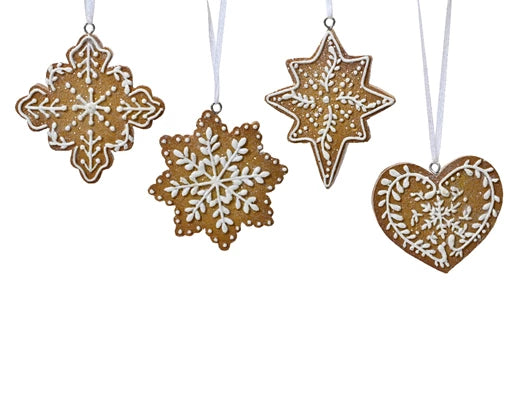 Biscuit snowflake cookies