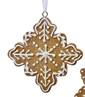 Biscuit snowflake cookies