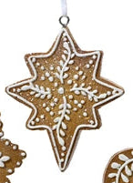 Biscuit snowflake cookies
