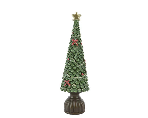 Decorative tree with glitter finish large