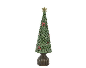 Decorative tree with glitter finish large