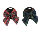 Tartan bow, 15cm