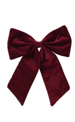 Plush velvet bows