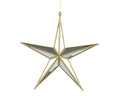 Gold and silver star hanging decoration