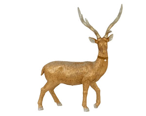 Gold Standing Stag with Collar