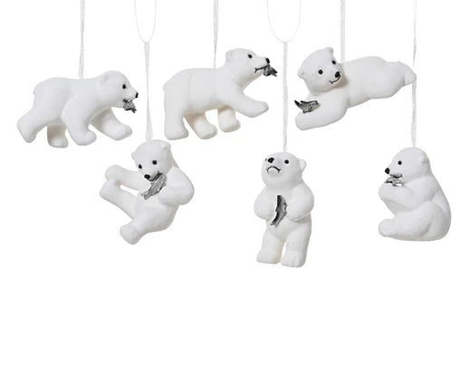 Cute polar bear hanging decs