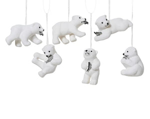 Cute polar bear hanging decs