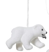 Cute polar bear hanging decs