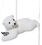 Cute polar bear hanging decs