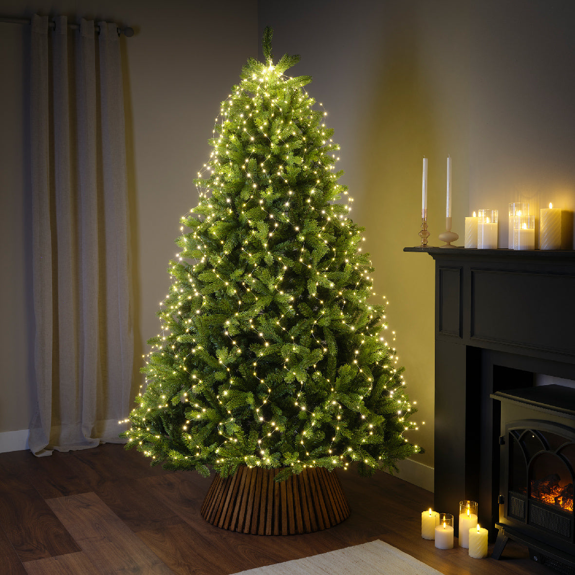 672 Micro Led cascading flashing effect Lights Warm white