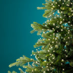 672 Micro LED cascading flashing effect lights warm white green wire