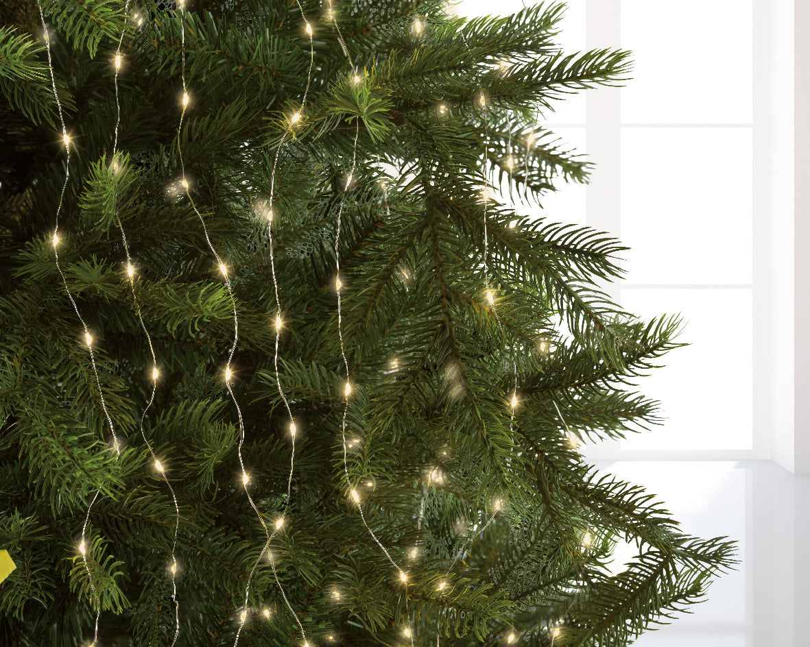 672 Micro LED cascading/waterfall warm white lights