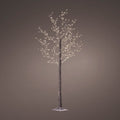 Micro LED tree with 750 lights snowy branches
