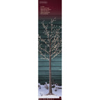 Micro LED tree with 750 lights snowy branches