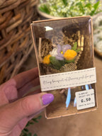 Bright & beautiful mini flower bouquet in giftbox