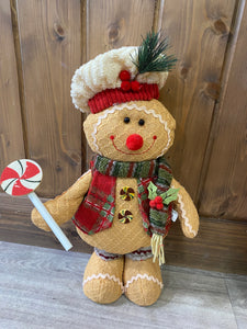 Standing gingerbread chef