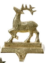 Gold Christmas stocking holder (3 designs)