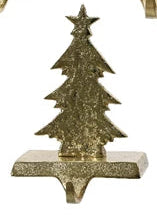 Gold Christmas stocking holder (3 designs)